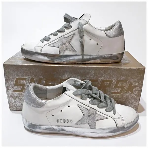 Giày Golden Goose Wmns Superstar Sparkle 'Silver' GCOWS590-E36 — ảnh 3