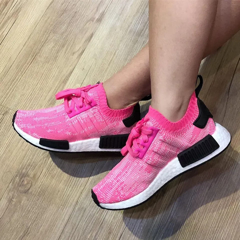 Giày Adidas Wmns NMD R1 Primeknit 'Solar Pink AQ1104 — ảnh 4