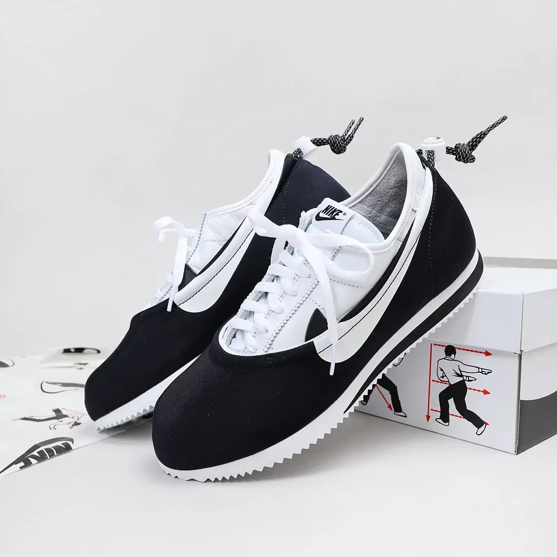 Giày Nike Cortez SP x CLOT 'CLOTEZ Yin Yang' DZ3239-002 — ảnh 5