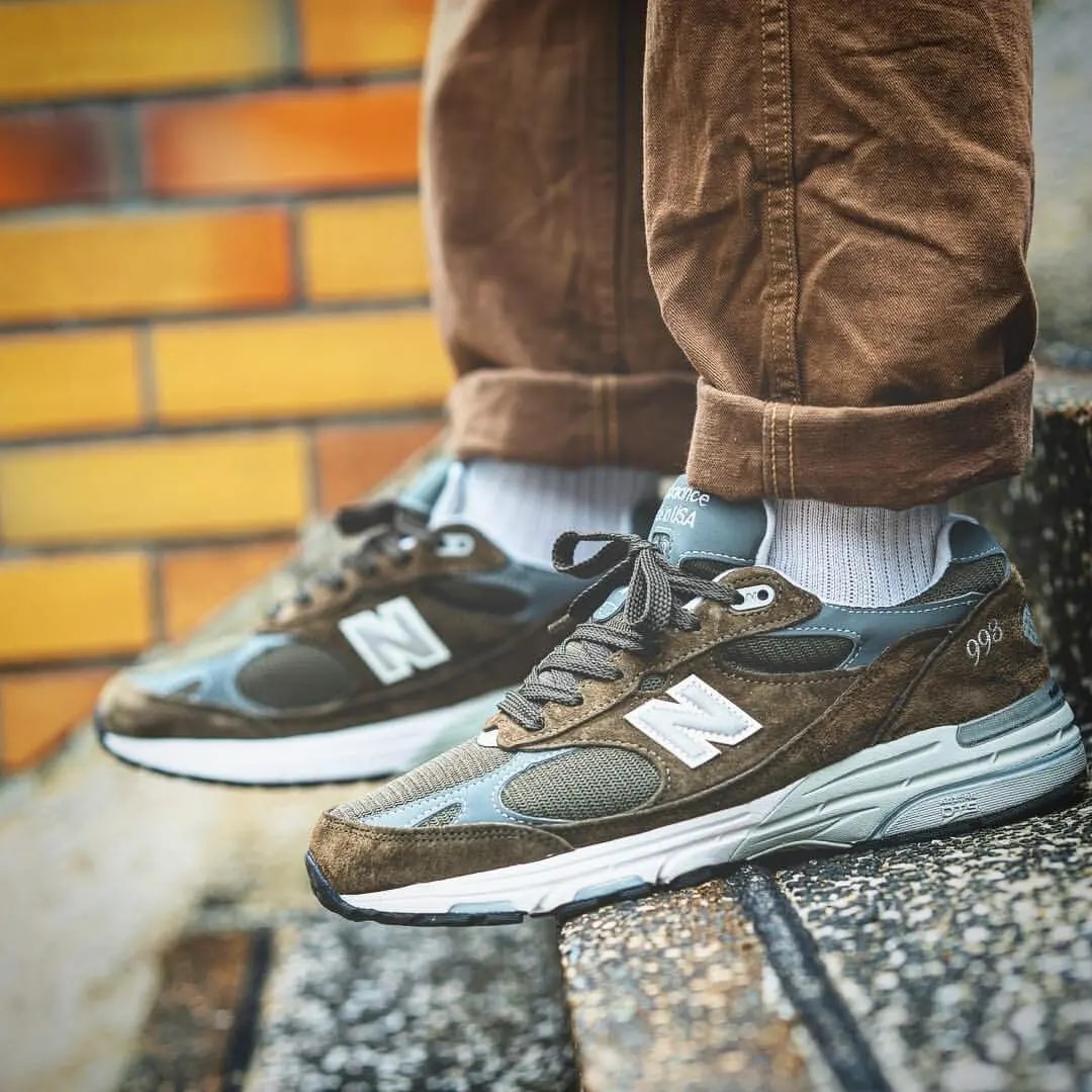 Giày New Balance 993 Made in USA 'Military Green' MR993MG — ảnh 3