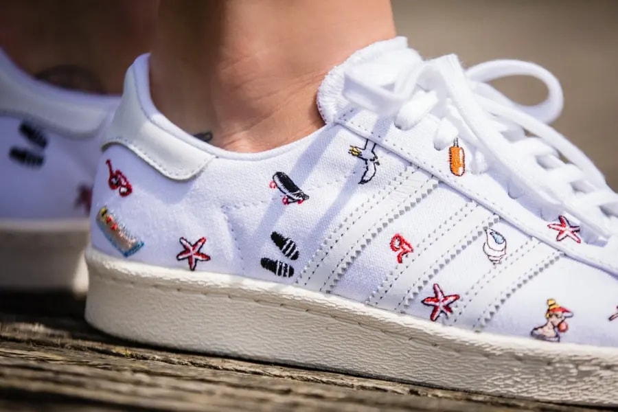 Giày Adidas Superstar 80S W 'Summer Beach' BZ0650 — ảnh 2