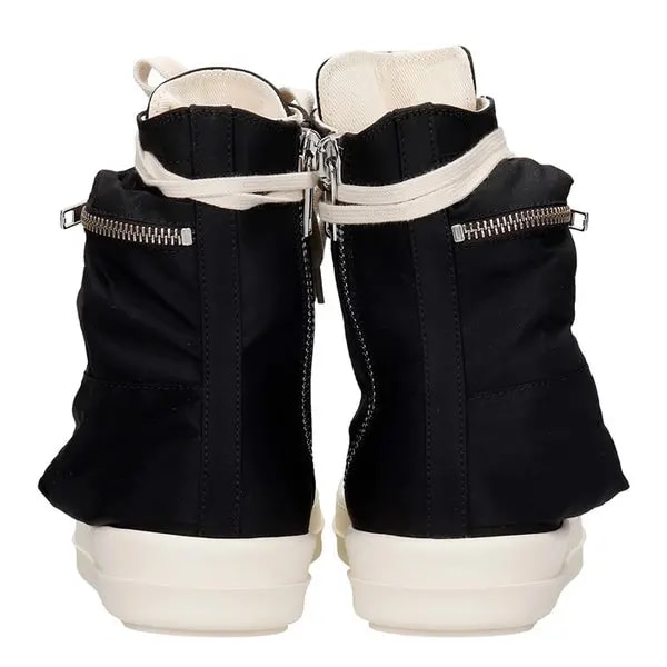 Giày Rick Owens Black High Top Sneakers DU21S2801 — ảnh 4