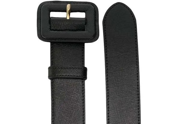 Thắt Lưng Prada Wide Square Buckle Saffiano Belt Details 1CC1548NQ00F0002 — ảnh 2