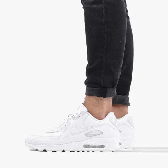 Giày Nike Air Max 90 'White Leather' 302519-113 — ảnh 2