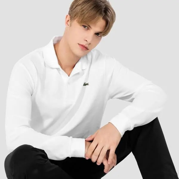Áo Lacoste Men's Basic Long Sleeve Polo PH732E-18C-001 — ảnh 2