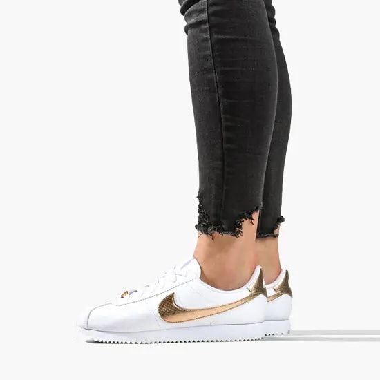 Giày Nike Cortez Basic GS 'White Gold' BV0014-100 — ảnh 3