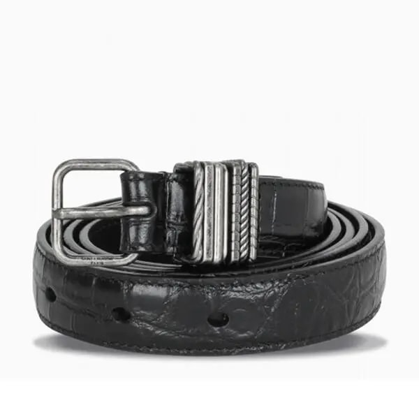 Thắt lưng Saint Laurent Schmaler Guertel Mit Me 649240-DZE0D-1000 — ảnh 3