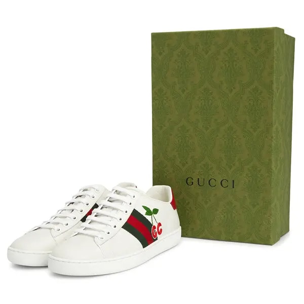 Giày Gucci Wmns Ace GG 'Cherry'  653135 1XG60 9065 — ảnh 2
