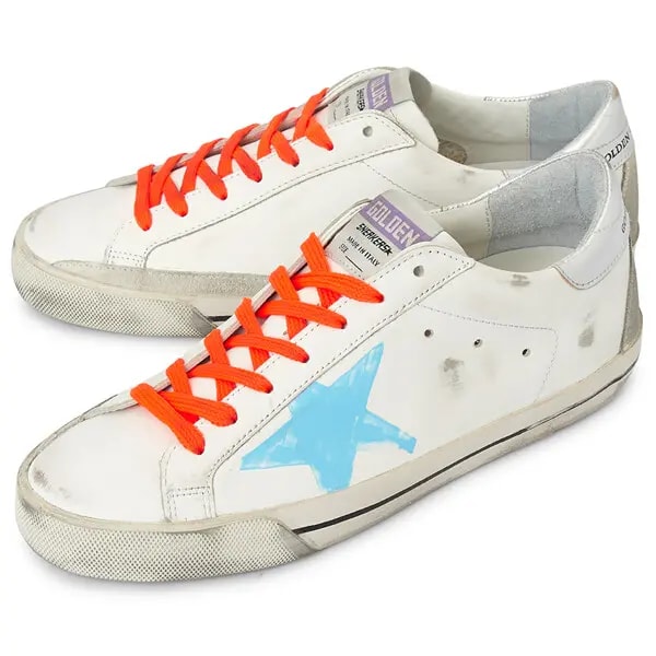 Giày Golden Goose Supper Star 'White Green' GMF00274 F002537 10900 — ảnh 5