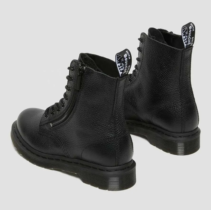 Giày Dr.Martens 1460 Pascal Women's Leather Zipper 'Black' 22008001 — ảnh 4