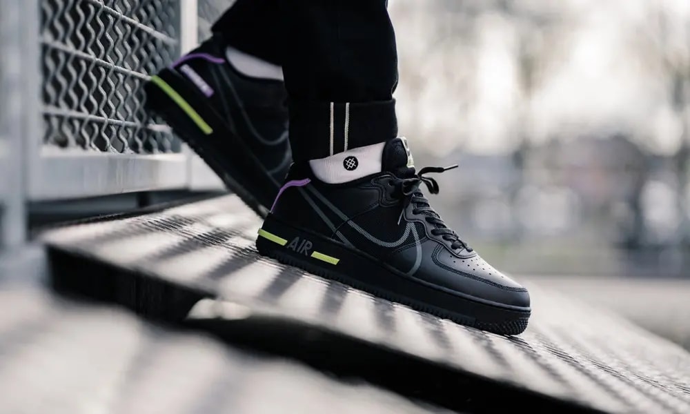 Giày Nike Air Force 1 React Violet Star CD4366-001 — ảnh 2