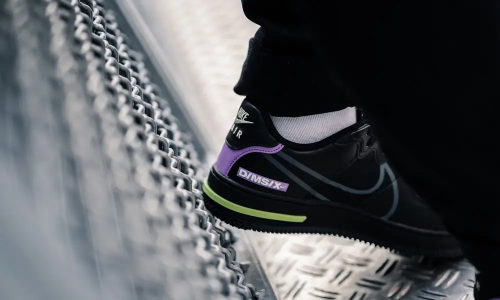 Giày Nike Air Force 1 React Violet Star CD4366-001 — ảnh 3