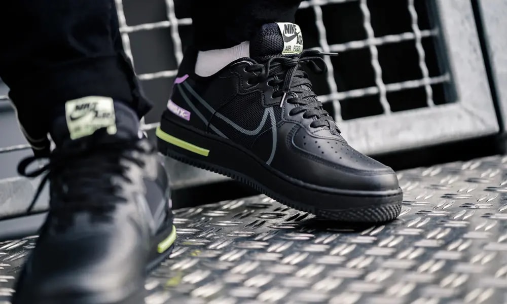 Giày Nike Air Force 1 React Violet Star CD4366-001 — ảnh 4