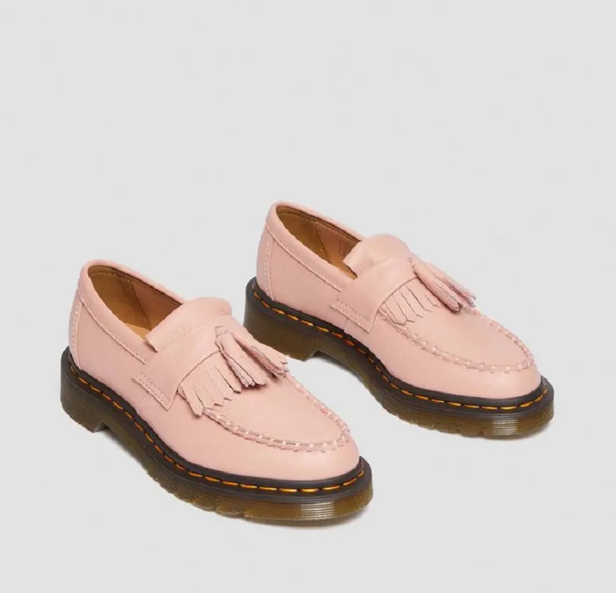 Giày Dr. Martens Adrian Virginia Leather Tassel Loafers 'Pink' 22760329 — ảnh 2