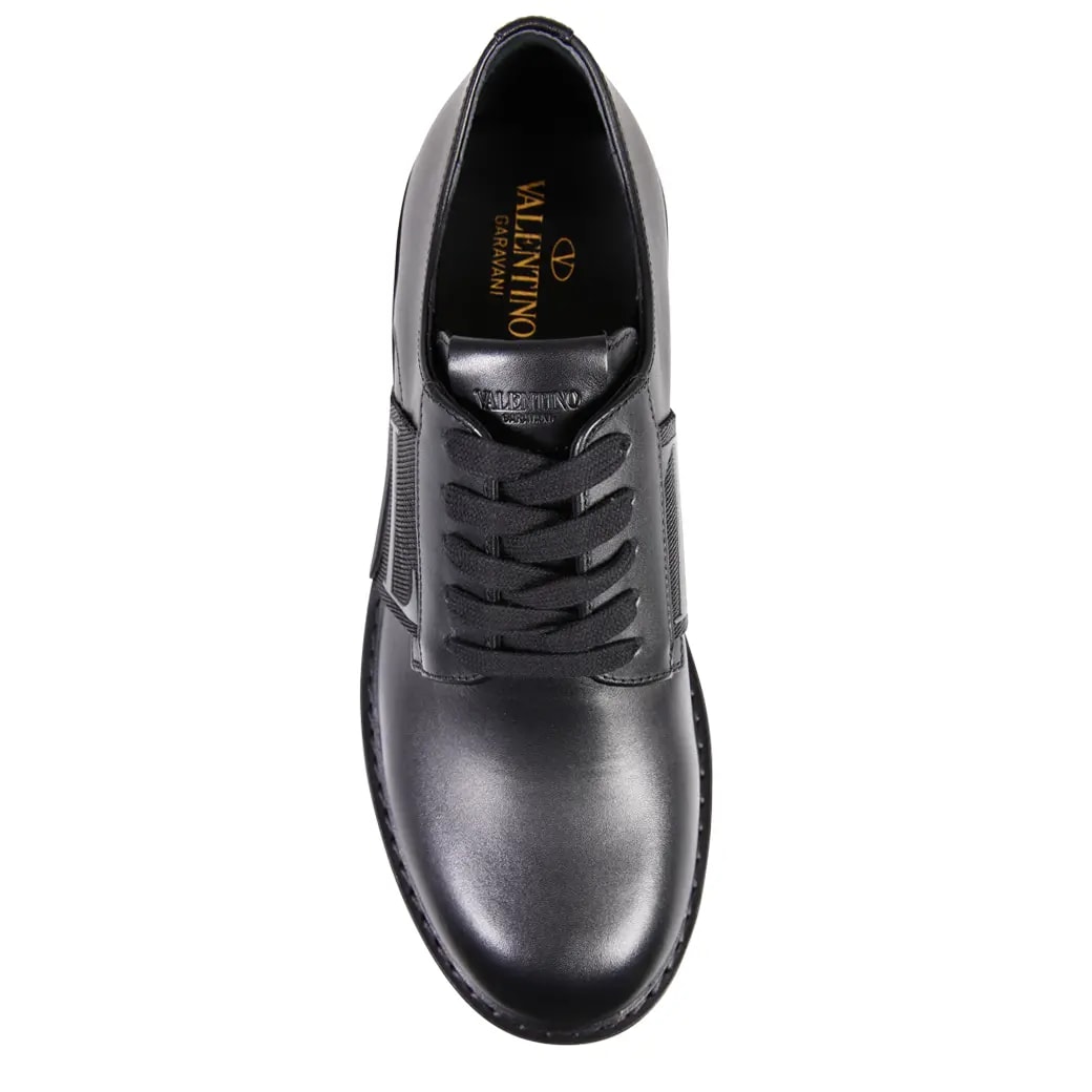 Giày Valentino Garavani Logo Rubber Band Black WY2S0E54-PPW-0NO — ảnh 2