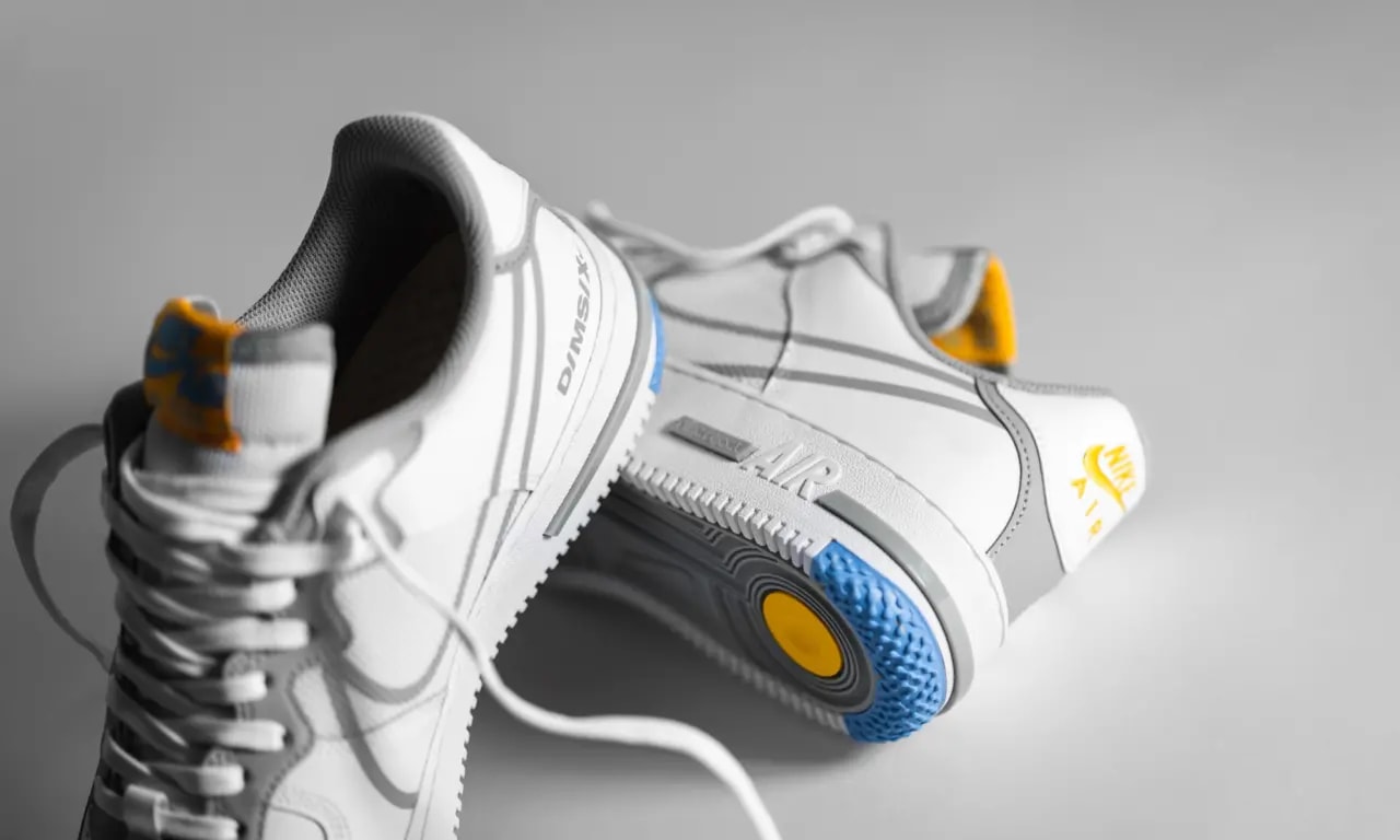Giày Nike Air Force 1 React 'Smoke Grey Gold' CT1020-100 — ảnh 3
