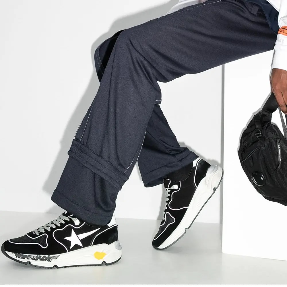 Giày Golden Goose Running Sole 'Black Silver Star' GMF00126-F000326-90178 — ảnh 2
