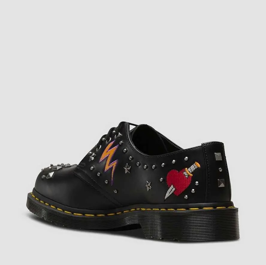 Giày Dr.Martens 1461 Rock &amp; Roll 'Black' 24206001 — ảnh 3