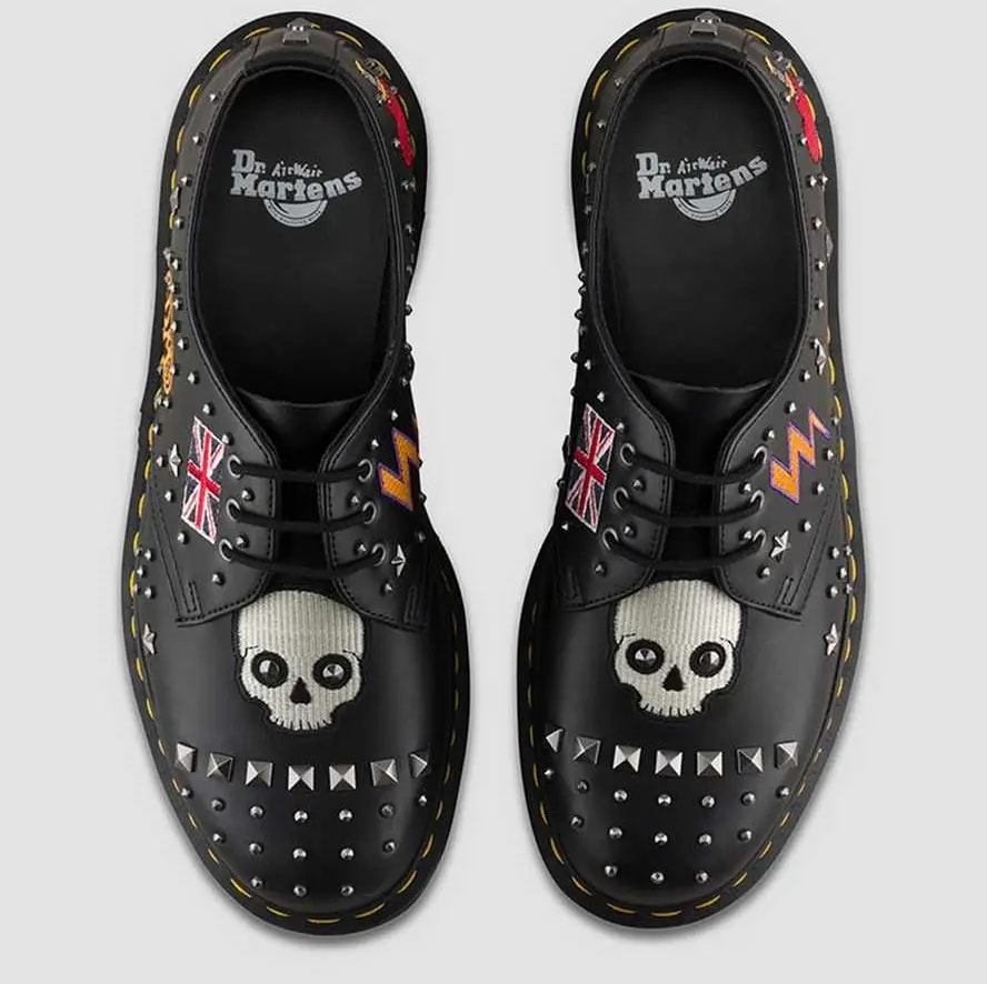 Giày Dr.Martens 1461 Rock &amp; Roll 'Black' 24206001 — ảnh 4