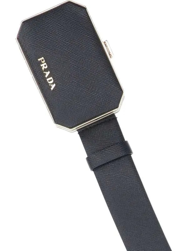 Thắt Lưng Prada Logo Pouch Detail Leather Belt 1CC491-2DL0-F0002 — ảnh 3