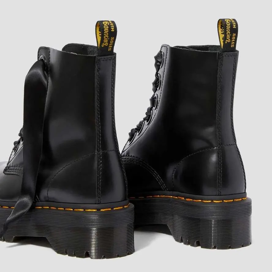 Giày Dr.Martens Molly Women's Leather Platform 'Black' 24861001 — ảnh 4