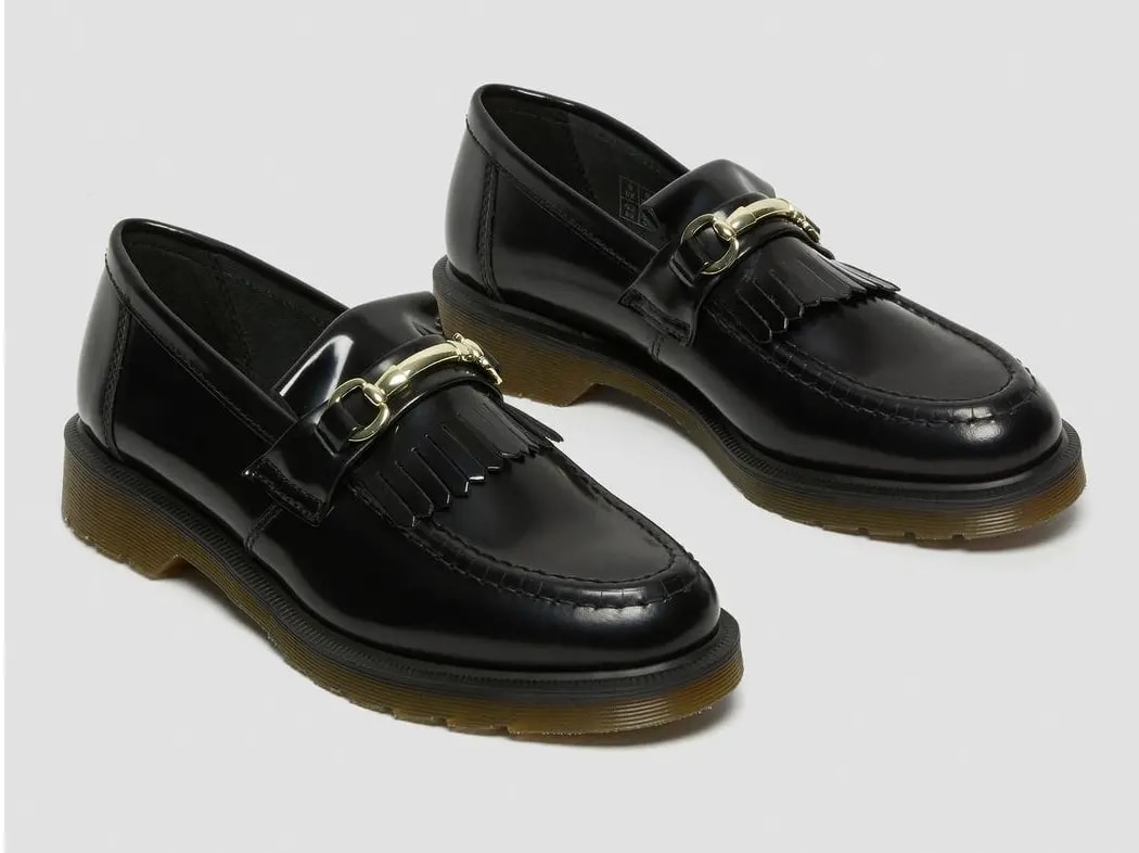 Giày Dr Martens Adrian Snaffle 'Black Polished' 25024001 — ảnh 4