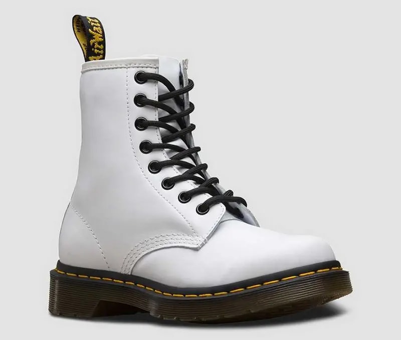 Giày Dr Martens 1460 Leather Lace Up 'White' 25057100 — ảnh 3
