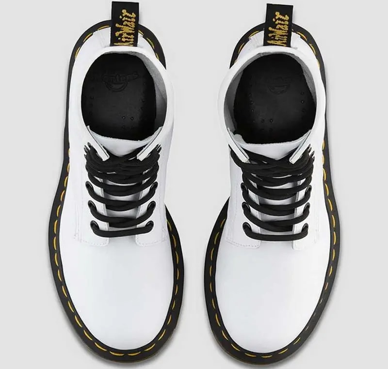Giày Dr Martens 1460 Leather Lace Up 'White' 25057100 — ảnh 5