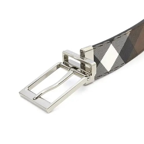 Thắt Lưng Burberry Men's Double Sided Casual Belt LOUIS35 RVS 8042438 — ảnh 4