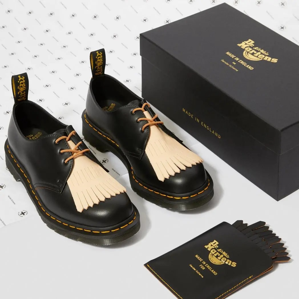 Giày Dr Martens x Hender Scheme 1461 'Black' 25365001 — ảnh 2