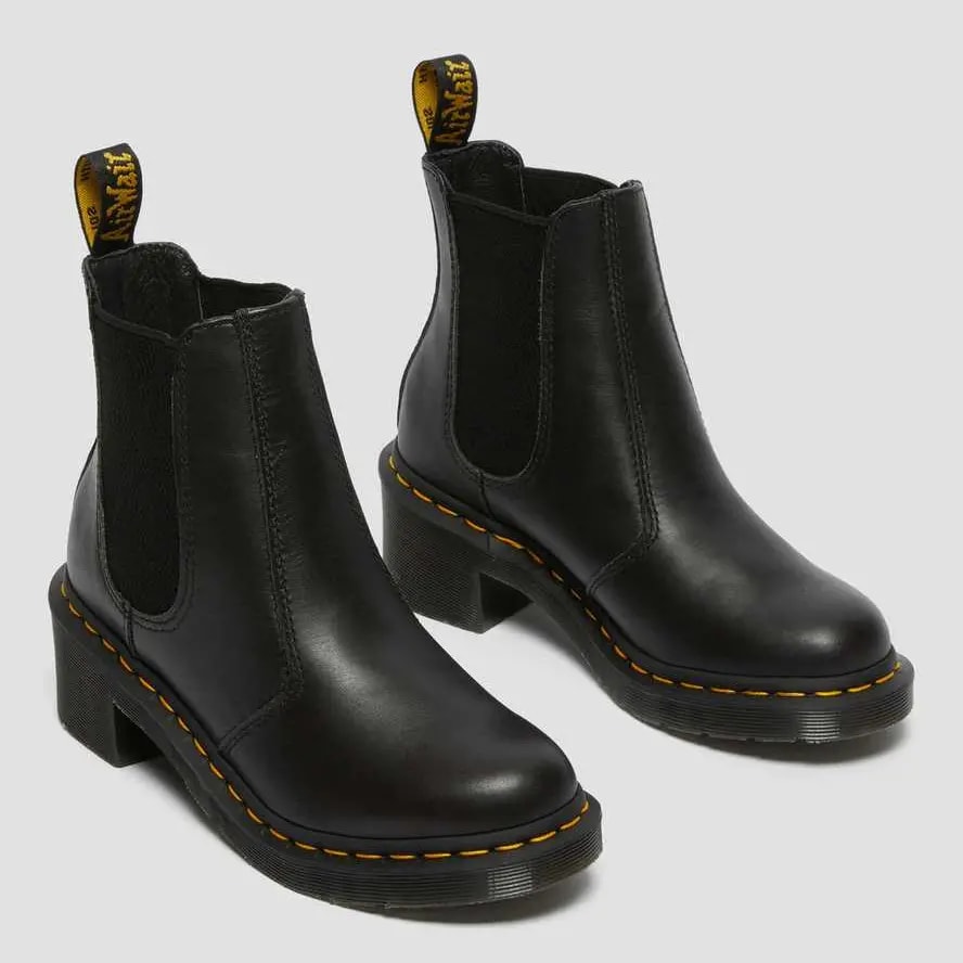 Giày Dr.Martens Cadence Women's Leather Heeled 'Black' 25450001 — ảnh 2