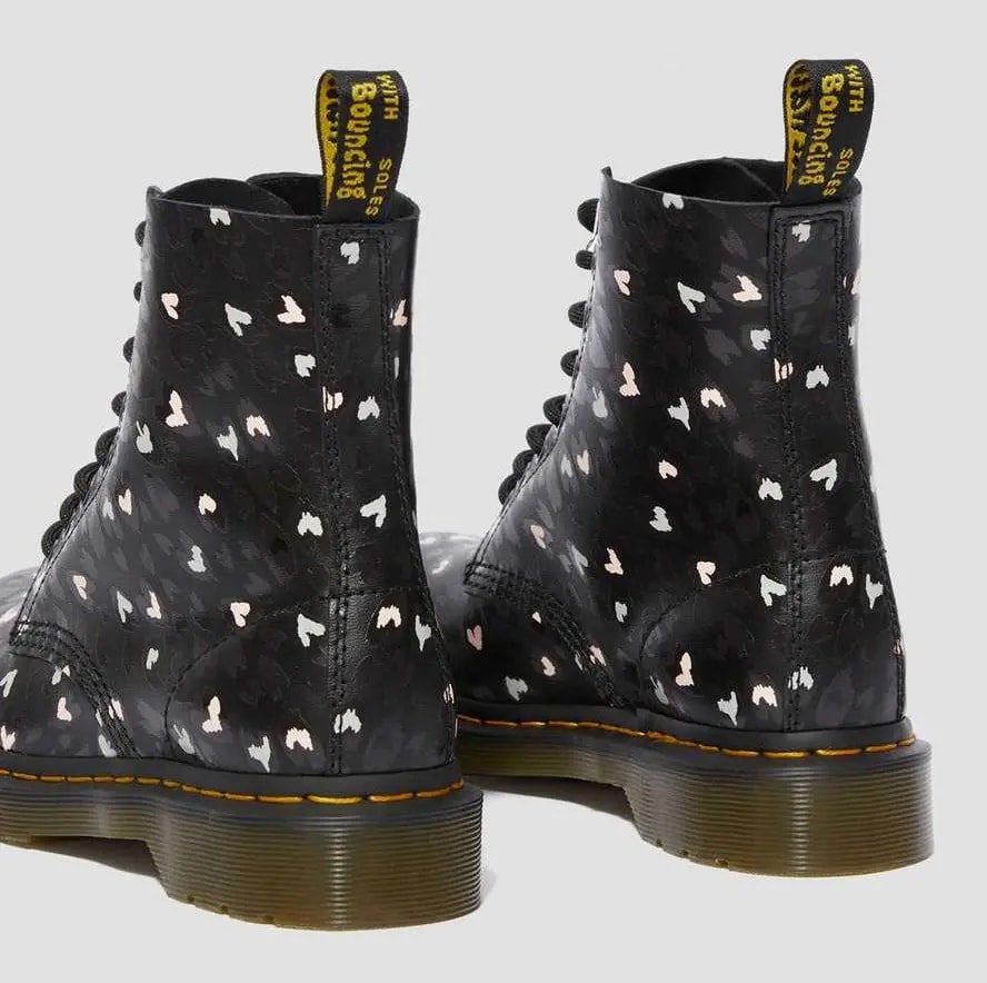 Giày Dr.Martens 1460 Pascal Leather Wild Heart 'Black Muti' 25481001 — ảnh 3