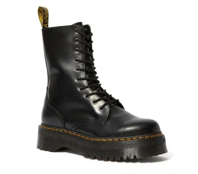 Giày Dr. Martens Jadon Hi Smooth Leather Black 25565001 — ảnh 5