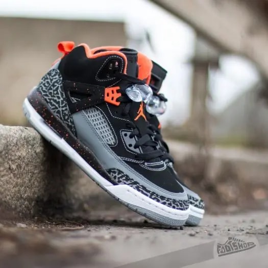 Giày Nike Jordan Spizike GS 'Black Electric Orange' 317321-080 — ảnh 2