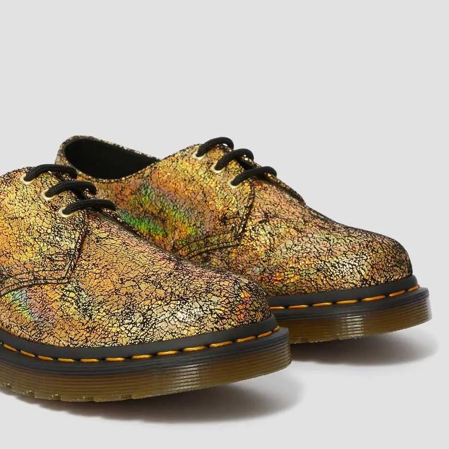 Giày Dr.Martens 1461 Metallic Leather Oxford 'Gold' 25729710 — ảnh 2