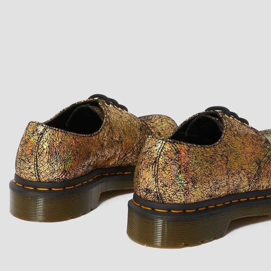 Giày Dr.Martens 1461 Metallic Leather Oxford 'Gold' 25729710 — ảnh 3