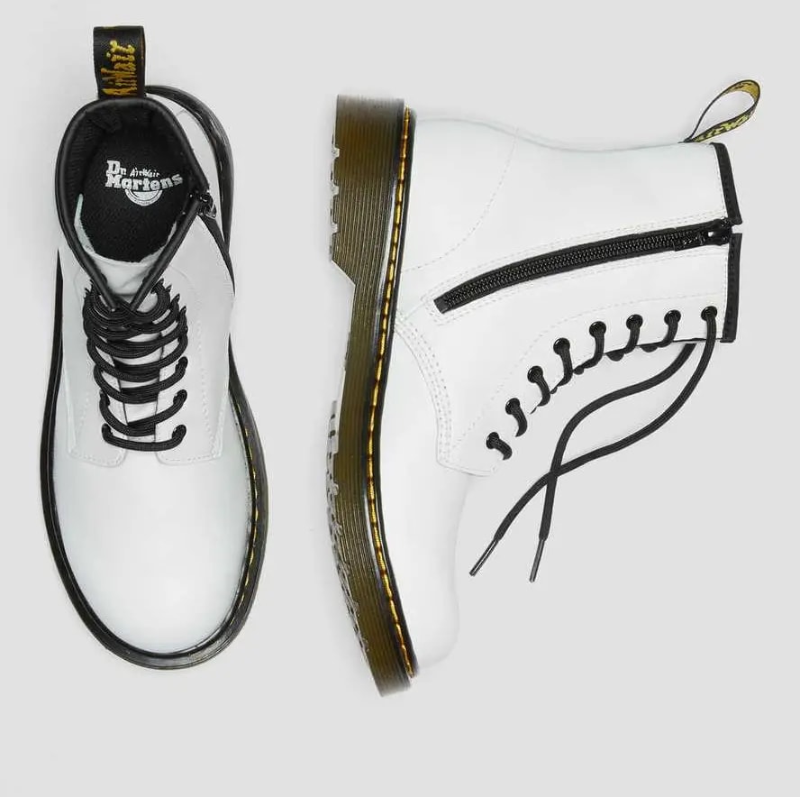 Giày Dr.Martens Youth 1460 Leather Lace Up 'White' 25811100 — ảnh 4