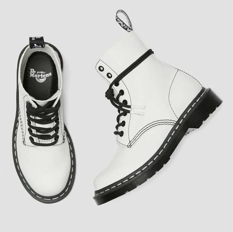 Giày Dr.Martens 1460 Pascal Virginia Women's 'White' 25818113 — ảnh 4