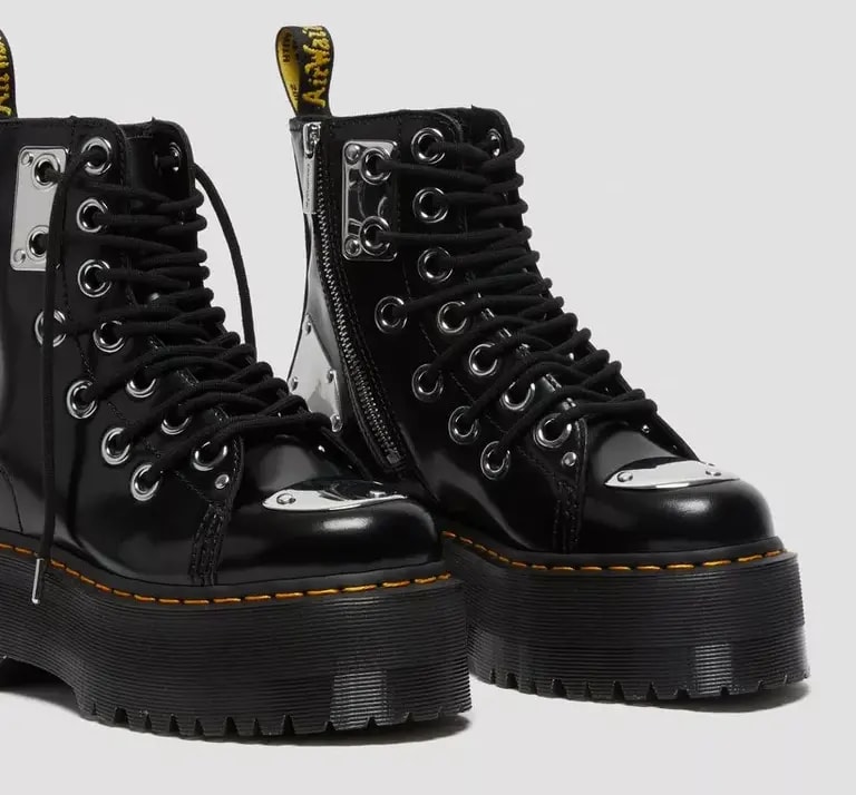 Giày Dr. Martens Jadon Max Metal 'Black' 26090001 — ảnh 4