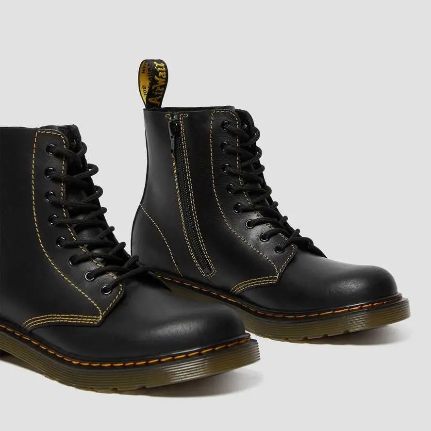 Giày Dr.Martens Youth 1460 Pablo Leather Lace Up 'Black' 26191001 — ảnh 2
