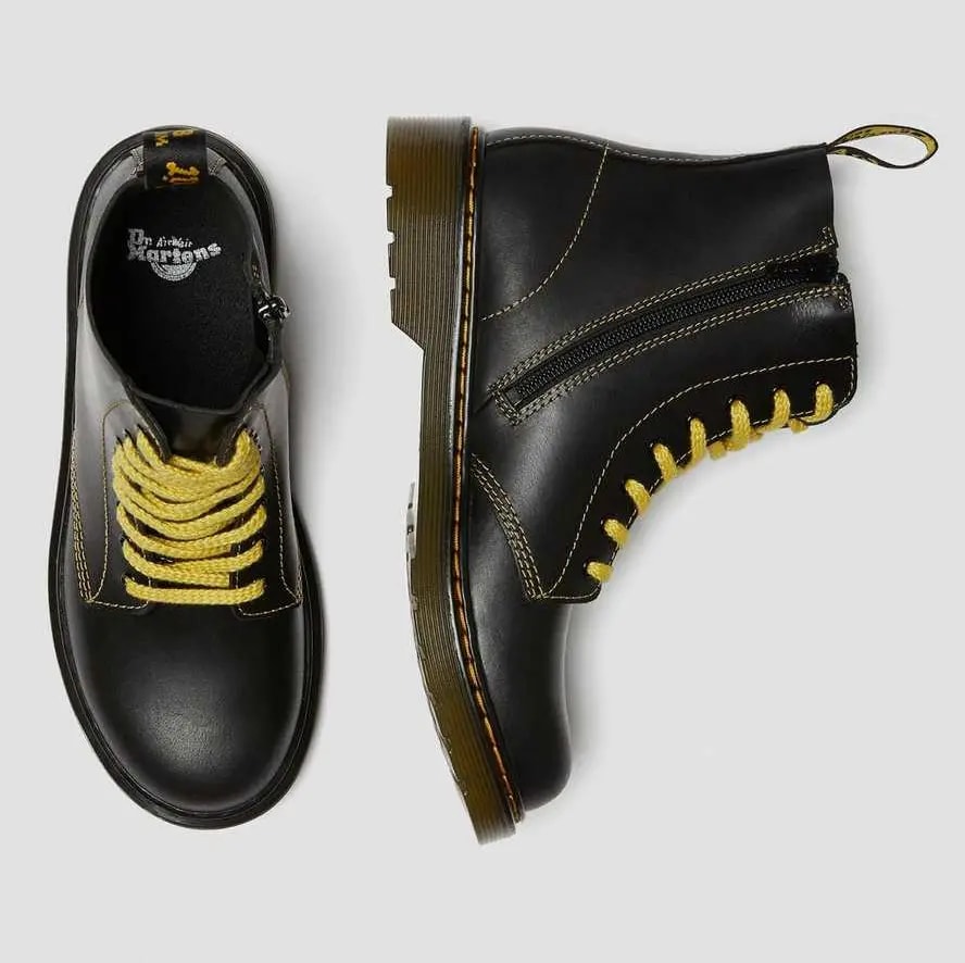 Giày Dr.Martens Youth 1460 Pablo Leather Lace Up 'Black' 26191001 — ảnh 4