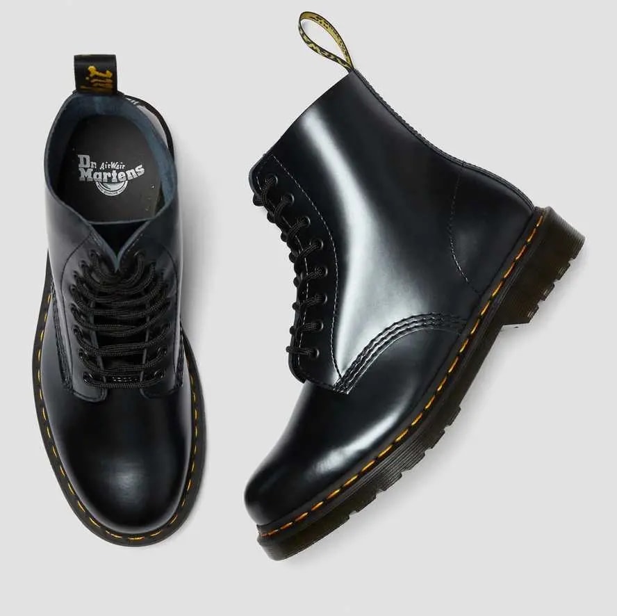 Giày Dr.Martens 1460 Pascal Chroma Metallic Leather 'Silver' 26233040 — ảnh 4