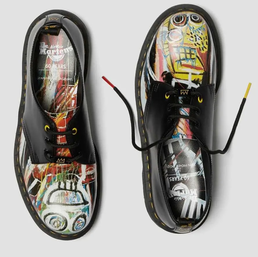 Giày Dr.Martens 1461 Basquiat Leather Oxford 'Black Multi' 26320001 — ảnh 4
