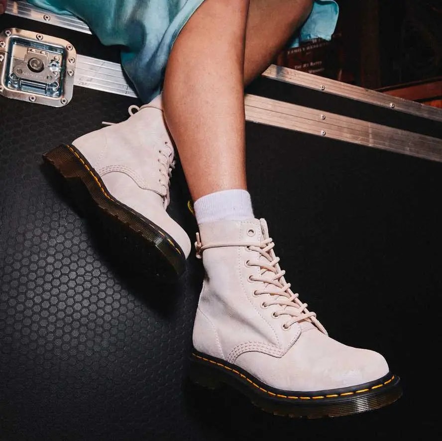 Giày Dr.Martens 1460 Pascal Tie Dye Suede Lace Up 'Pink White' 26406971 — ảnh 2