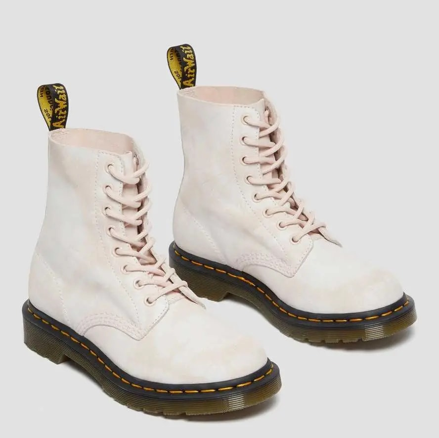 Giày Dr.Martens 1460 Pascal Tie Dye Suede Lace Up 'Pink White' 26406971 — ảnh 3