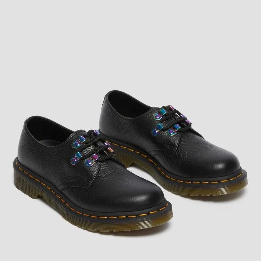 Giày Dr.Martens 1461 Iridescent Hardware Lace Up 'Black' 26414001 — ảnh 3