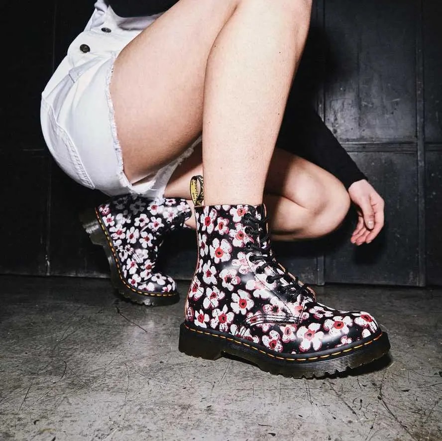 Giày Dr.Martens 1460 Pascal Floral Leather 'Muticolor' 26456002 — ảnh 2