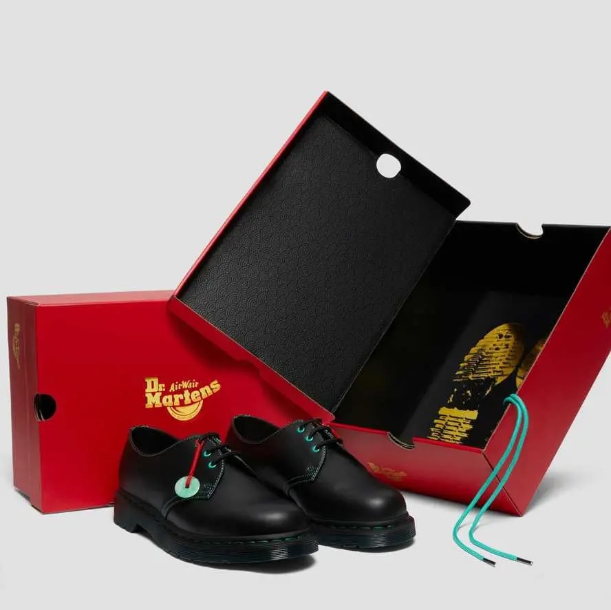 Giày Dr.Martens 1461 Chinese New Year Leather Oxford 'Black' 26577001 — ảnh 3