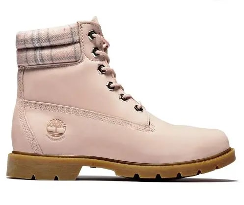 Giày Timberland Women's Light Pink Nubuck Leather 6-inch Boots A2BBR662 — kich-thuoc: 37