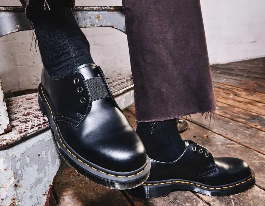 Giày Dr. Martens 1461 Black Smooth Leather 11838002 — ảnh 4